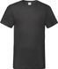 Футболка Fruit of the Loom Valueweight V-Neck (Чорний 2XL)