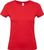 Women's T-shirt B&C #E150 L Червоний (Red 004) with your LOGO