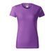 Women's T-shirt BASIC 160 with your LOGO, purple, XS
