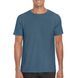 SoftStyle 153 t-shirt with your LOGO, indigo blue, S, indigo blue
