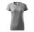 Women's T-shirt BASIC 160 with your LOGO, dark grey melange, XS