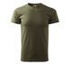 BASIC 160 T-shirt with your LOGO, military, XS, зелений