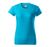 Women's T-shirt BASIC 160 with your LOGO, blue atoll, XS