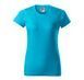 Women's T-shirt BASIC 160 with your LOGO, blue atoll, XS