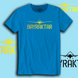 T-shirt man line "BAYRAKTAR" ligth blue L
