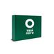 Зелена картонна подарункова коробка з лого - 30-24-9