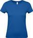 Women's T-shirt B&C #E150 L Яскраво-Синій (Royal Blue 450) with your LOGO
