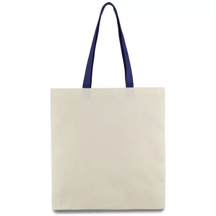 Eco-bag (with blue handles) with your LOGO (38x40 cm)