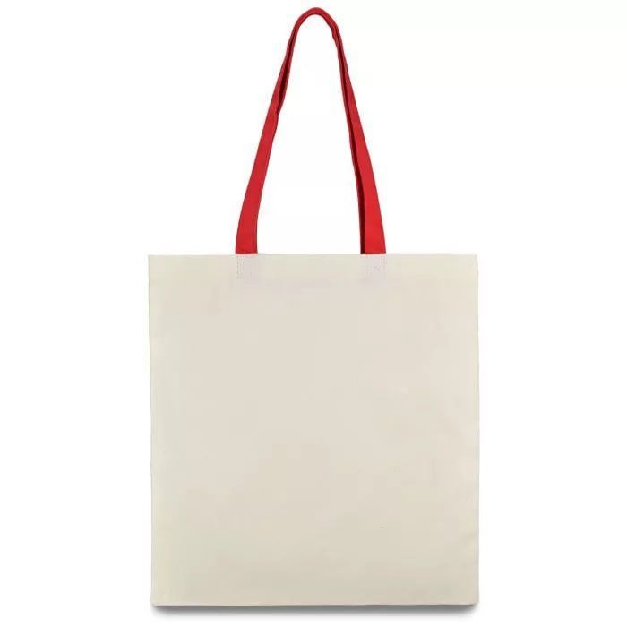 Eco-bag (with red handles) with your LOGO (38x40 cm)