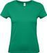Women's T-shirt B&C #E150 XS Зелений (Kelly Green 520) with your LOGO