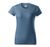 Women's T-shirt BASIC 160 with your LOGO, denim, XS