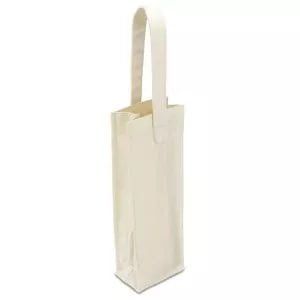 Eco-bag for bottle single with your LOGO (11x8x35 cm)