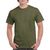 Heavy Cotton 180 T-shirt with your LOGO, military green, S