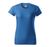 Women's T-shirt BASIC 160 with your LOGO, azure blue, XS