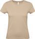 Women's T-shirt B&C #E150 L Бежевий (Sand 120) with your LOGO