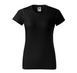Women's T-shirt BASIC 160 with your LOGO, black, XS