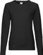 Свитшот Fruit of the Loom Lightweight Raglan Sweat Ladies (Черный XS)