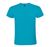 Atomic150 t-shirt with your LOGO, turquoise, S, синій