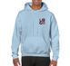 Sky blue hoodie with your logo
