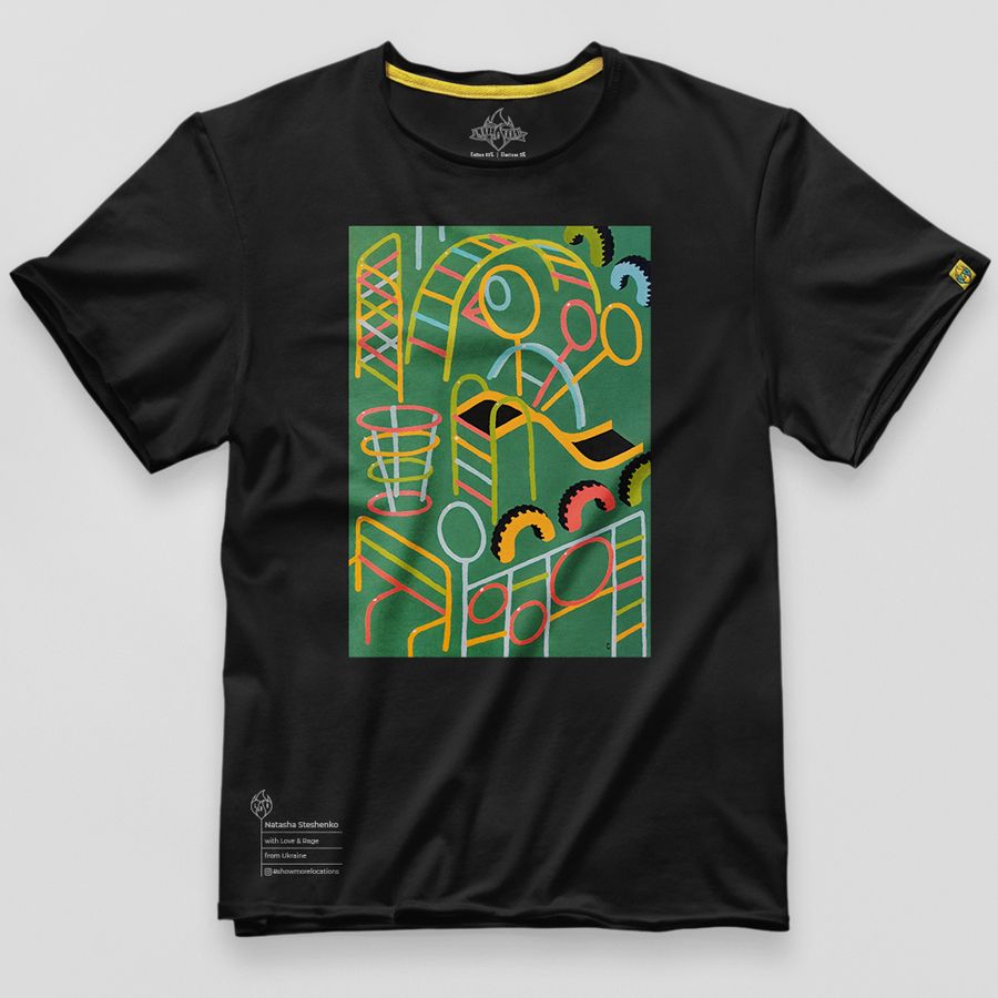 Design t-shirt with "Playground" from Love&Rage