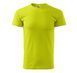 BASIC 160 T-shirt with your LOGO, lime punch, XS, зелений
