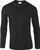 Футболка з довгим рукавом Gildan Softstyle LS (Чорний 2XL)
