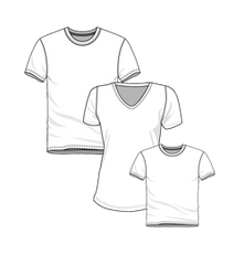 T-shirt without prints