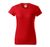 Women's T-shirt BASIC 160 with your LOGO, red, XS