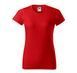 Women's T-shirt BASIC 160 with your LOGO, red, XS