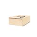Wooden gift box (box) 26-21-10 natural color