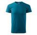 BASIC 160 T-shirt with your LOGO, petrol blue, XS, синій