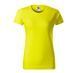 Women's T-shirt BASIC 160 with your LOGO, lemon, XS