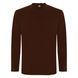 Extreme L/S long sleeve t-shirt with your LOGO, chocolate, S, коричневий
