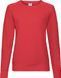 Свитшот Fruit of the Loom Lightweight Raglan Sweat Ladies (Красный S)