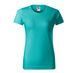 Women's T-shirt BASIC 160 with your LOGO, emerald, XS
