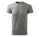 BASIC 160 T-shirt with your LOGO, dark grey melange, XS, сірий