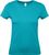 Women's T-shirt B&C #E150 L Бірюзовий (Real Turquoise 733) with your LOGO