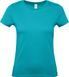 Women's T-shirt B&C #E150 L Бірюзовий (Real Turquoise 733) with your LOGO
