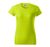 Women's T-shirt BASIC 160 with your LOGO, lime punch, XS