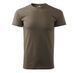 BASIC 160 T-shirt with your LOGO, army, XS, зелений