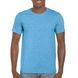SoftStyle 153 t-shirt with your LOGO, heather sapphire, S, heather sapphire