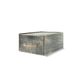 Деревянная коробка для подарка с лого (бокс) серого цвета 26-21-10