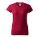 Women's T-shirt BASIC 160 with your LOGO, malboro red, XS