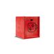 Wooden gift box for a mug/cup 10-10-10 red + lid