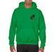 Green hoodie with your logo