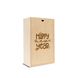 Дерев'яна коробка для подарунку (бокс) 33-20-10 натуральный колір