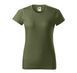 Women's T-shirt BASIC 160 with your LOGO, khaki, XS