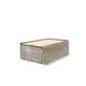 Дерев'яна коробка для подарунку (бокс) 33-20-10 сірий колір + кришка