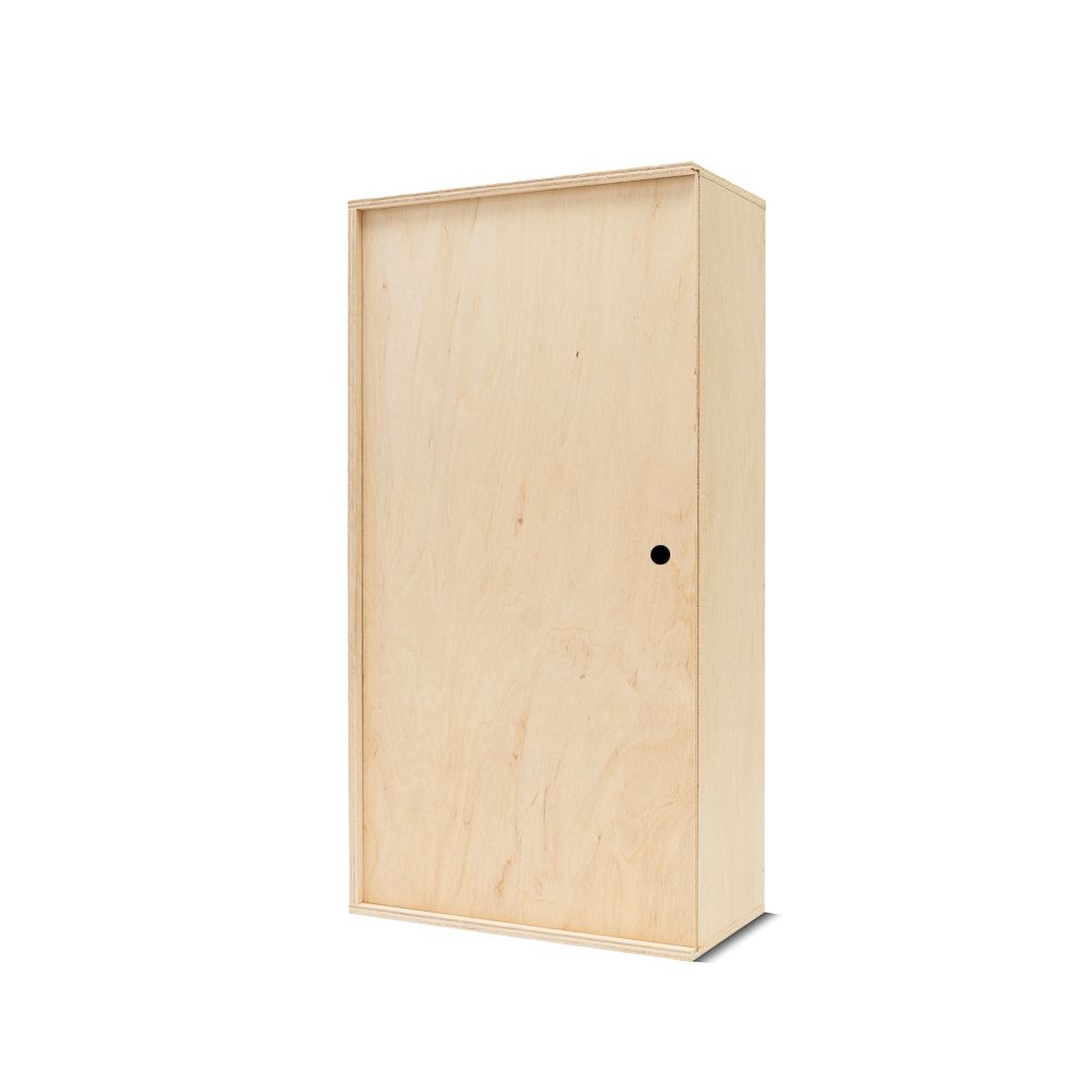 Дерев'яна коробка для подарунку (бокс) 40-20-10 натуральний колір